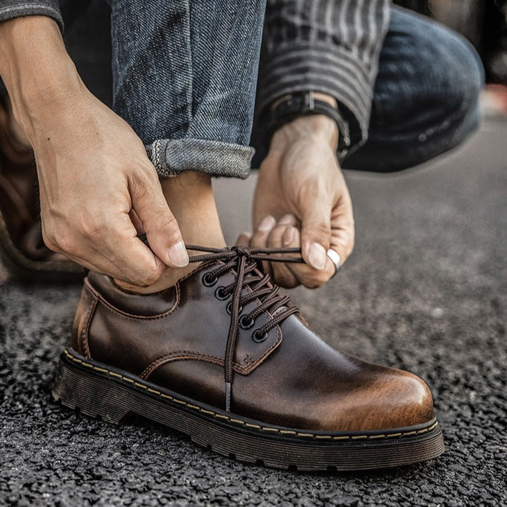 Stylowe Męskie Buty Casualowe z Wysokiej Jakości Skóry | Komfort i Wszechstronność na Każdą Okazję 9