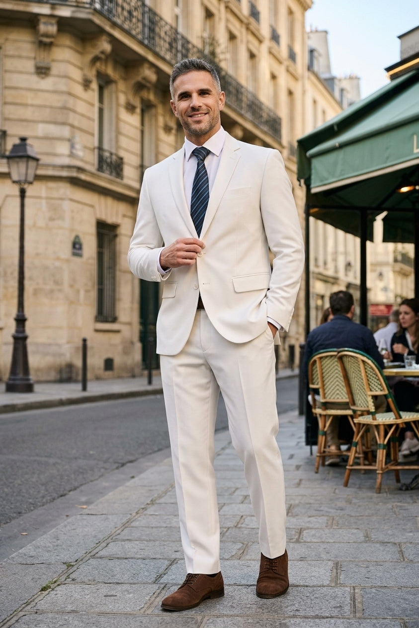 Langforda | Garnitur Męski – Elegancki Dwuczęściowy Garnitur na Wesele