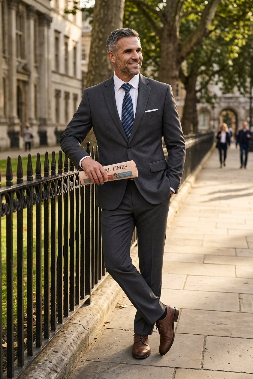 Langforda | Garnitur Męski – Elegancki Dwuczęściowy Garnitur na Wesele