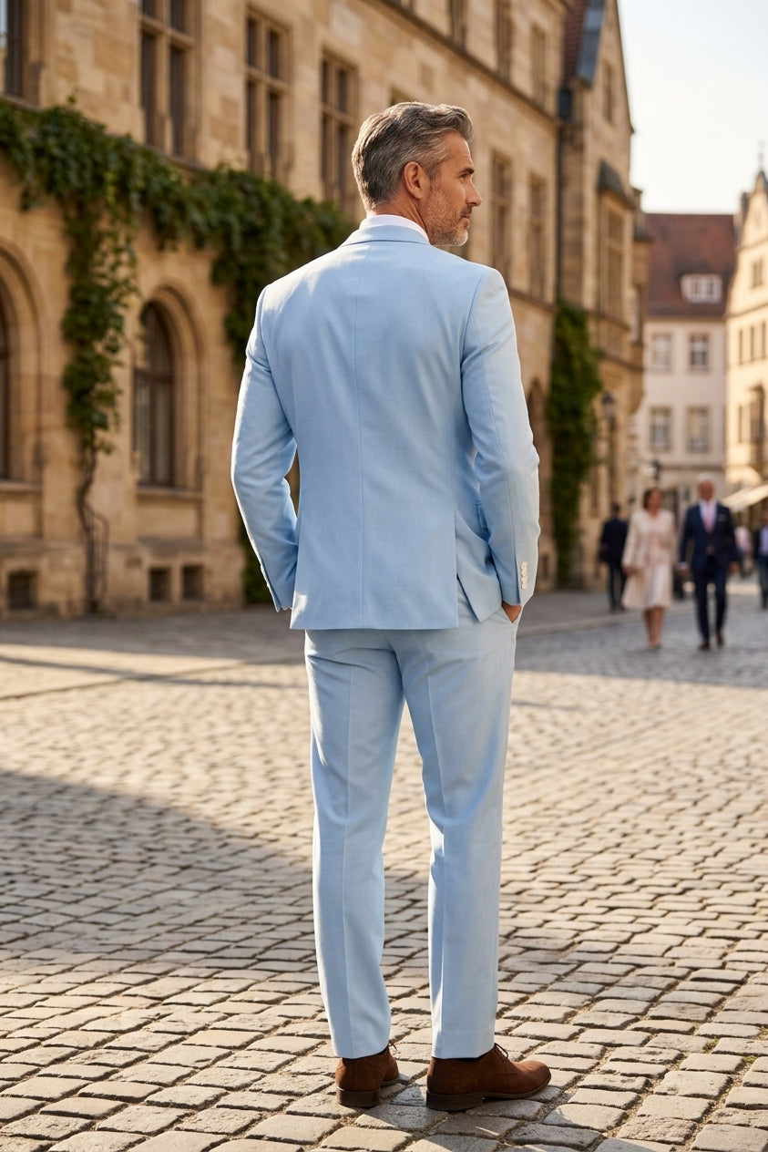 Langforda | Garnitur Męski – Elegancki Dwuczęściowy Garnitur na Wesele