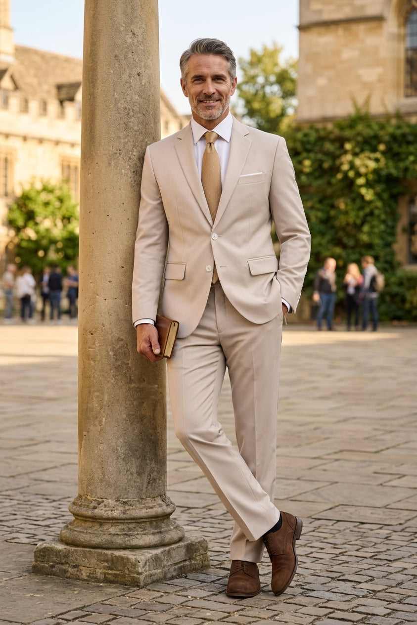 Langforda | Garnitur Męski – Elegancki Dwuczęściowy Garnitur na Wesele