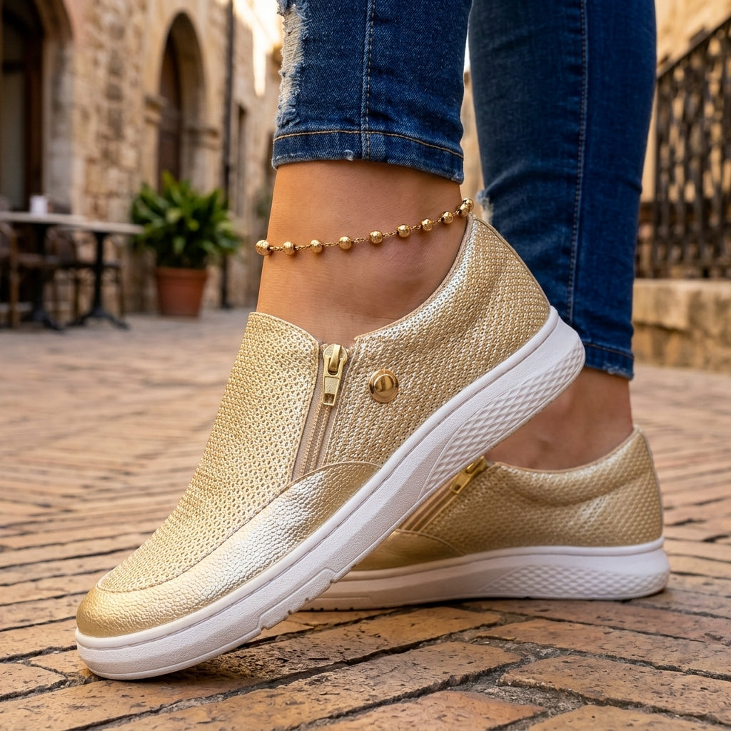 Liana | Buty Damskie - Wygodne Buty Zapinane na Zamek na Co Dzień z Wsparciem i Stylem