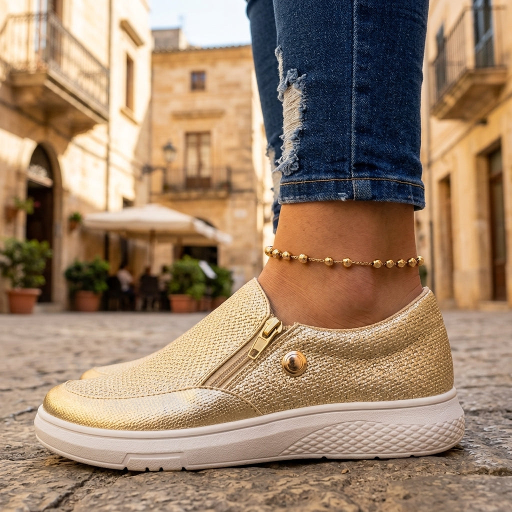 Liana | Buty Damskie - Wygodne Buty Zapinane na Zamek na Co Dzień z Wsparciem i Stylem