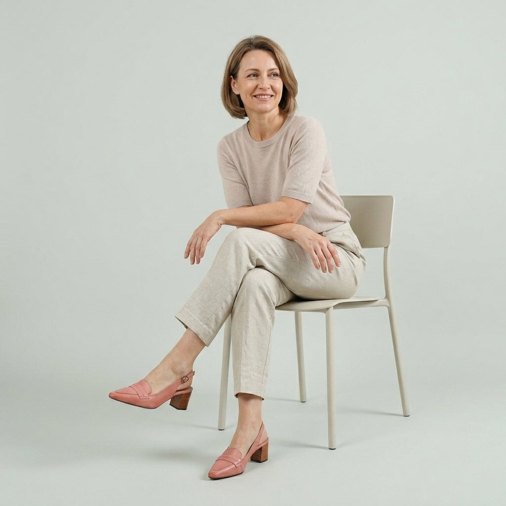 Rema | Buty na obcasie – Eleganckie czarne obcasy z prawdziwej skóry na słupku