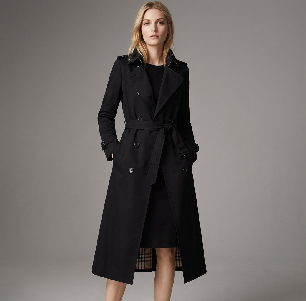 Amira | Płaszcz Trench Damski Zimowy z Pasek w Talii | Klasyczny Styl dla Elegancji 2