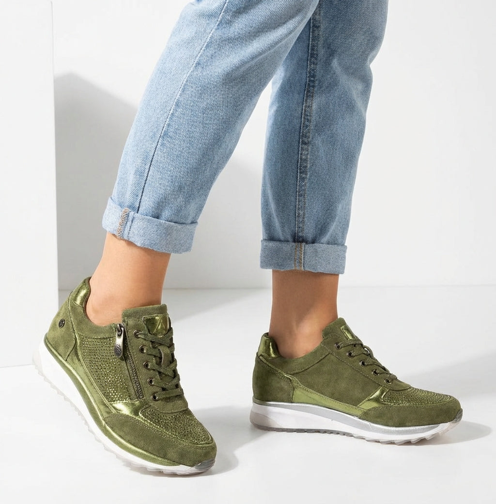 Stylowe Sneakersy Ortopedyczne z Zamkiem - Wygodne i Wsparcie dla Stóp 2