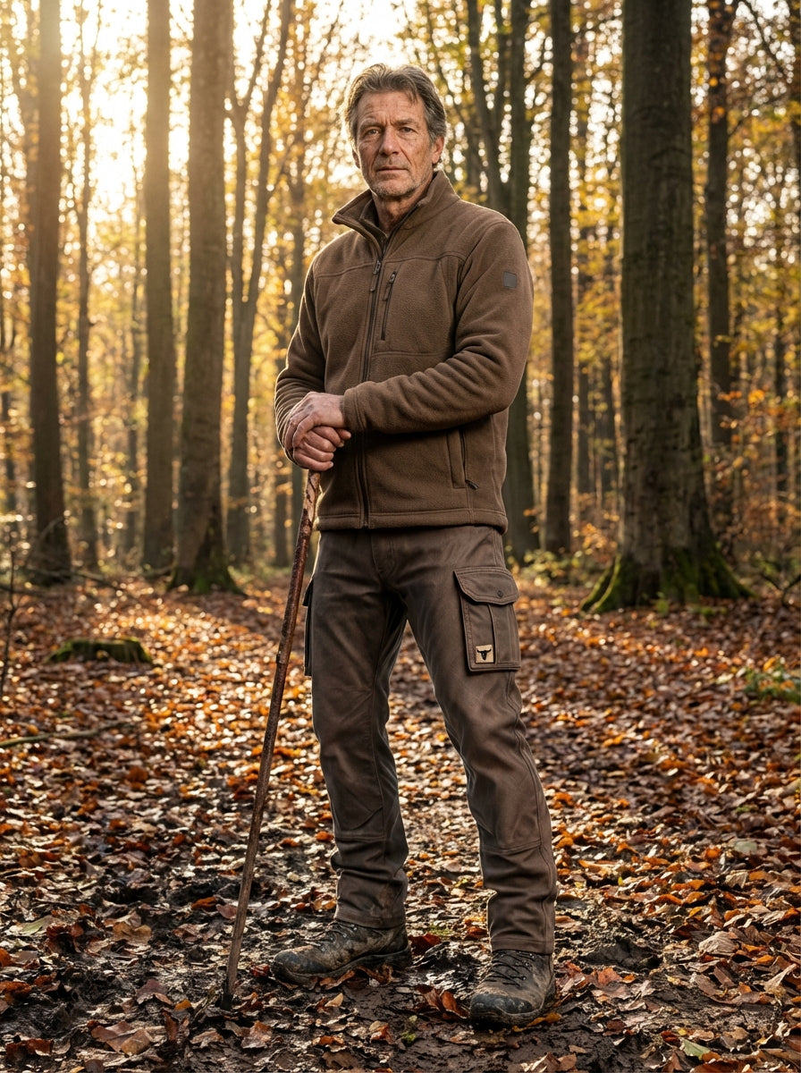 David - Ocieplane Spodnie Użytkowe – Wytrzymałe Spodnie Cargo z Kieszeniami