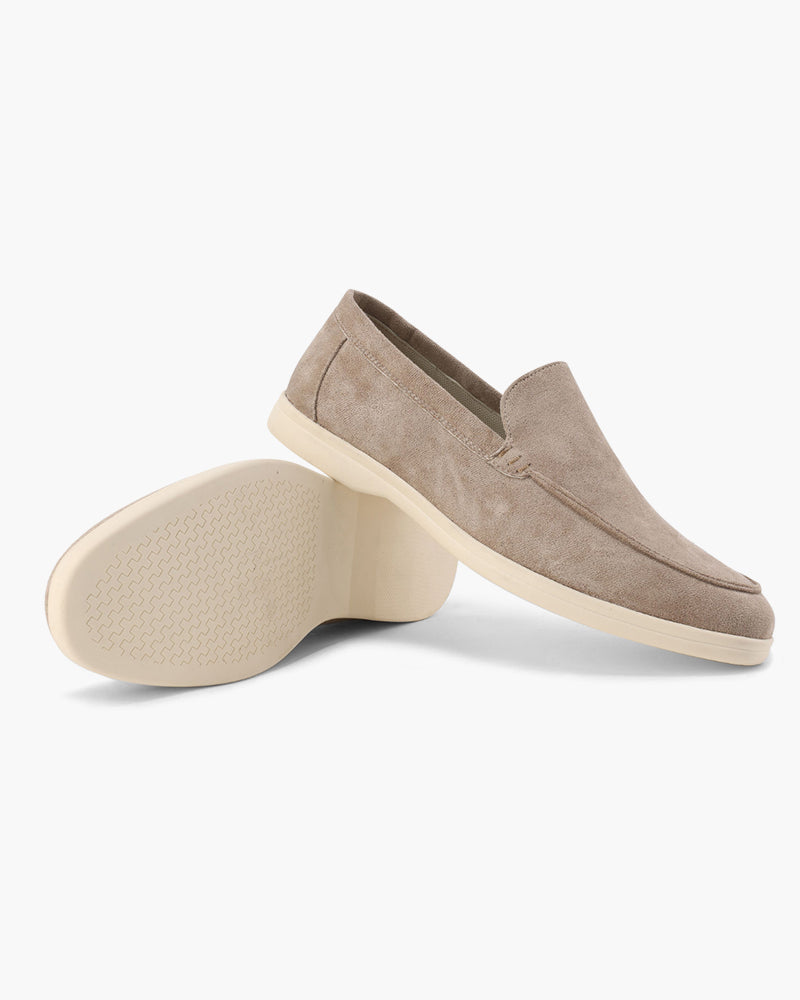 Heren | Mokasyny męskie zamszowe – Eleganckie mokasyny slip-on na co dzień 0