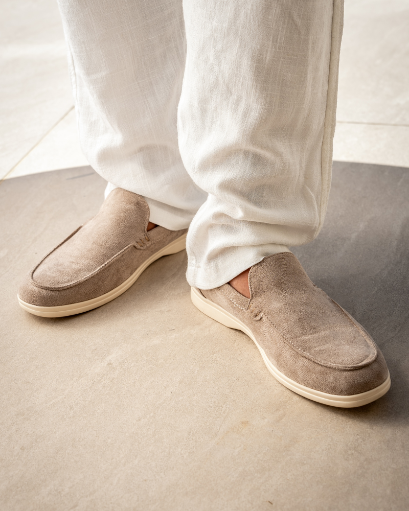 Heren | Mokasyny męskie zamszowe – Eleganckie mokasyny slip-on na co dzień 1