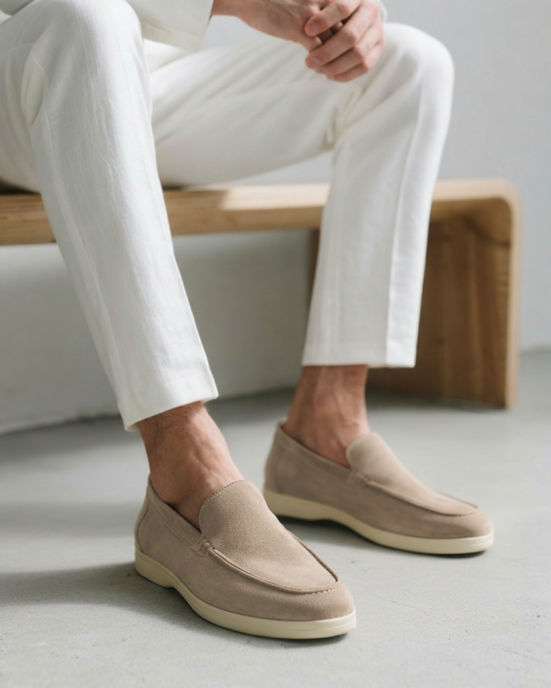 Heren | Mokasyny męskie zamszowe – Eleganckie mokasyny slip-on na co dzień 2