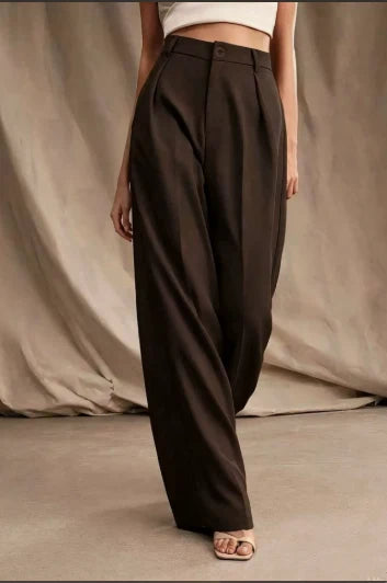 Klara | Spodnie z wysokim stanem – Eleganckie spodnie z szerokimi nogawkami 3
