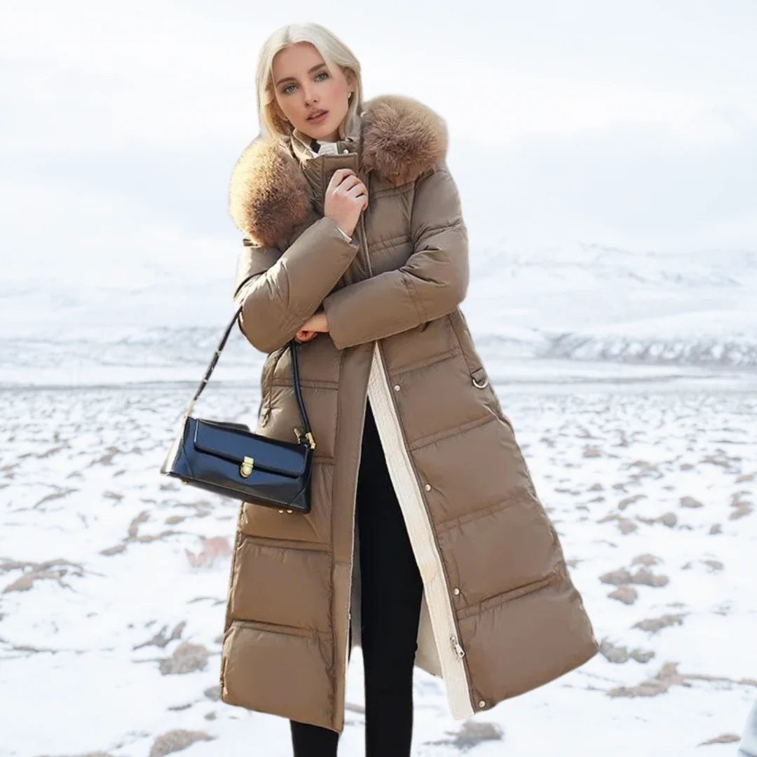 Lucia | Parka Zimowa Damska – Elegancka Kurtka Z Kapturem Z Futrzanym Wykończeniem 1