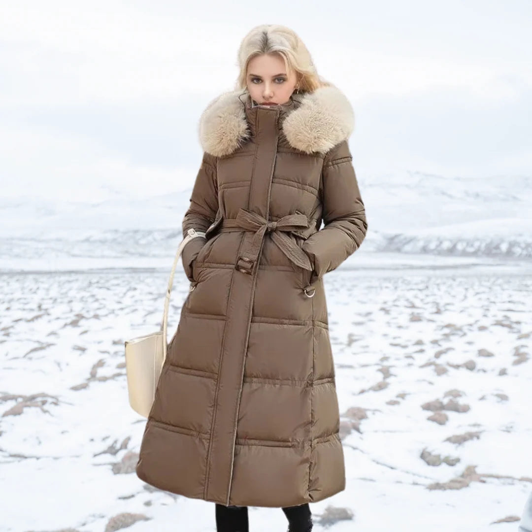 Lucia | Parka Zimowa Damska – Elegancka Kurtka Z Kapturem Z Futrzanym Wykończeniem 2