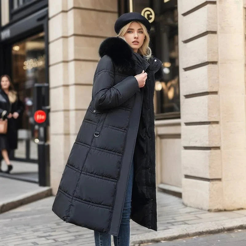 Lucia | Parka Zimowa Damska – Elegancka Kurtka Z Kapturem Z Futrzanym Wykończeniem 4