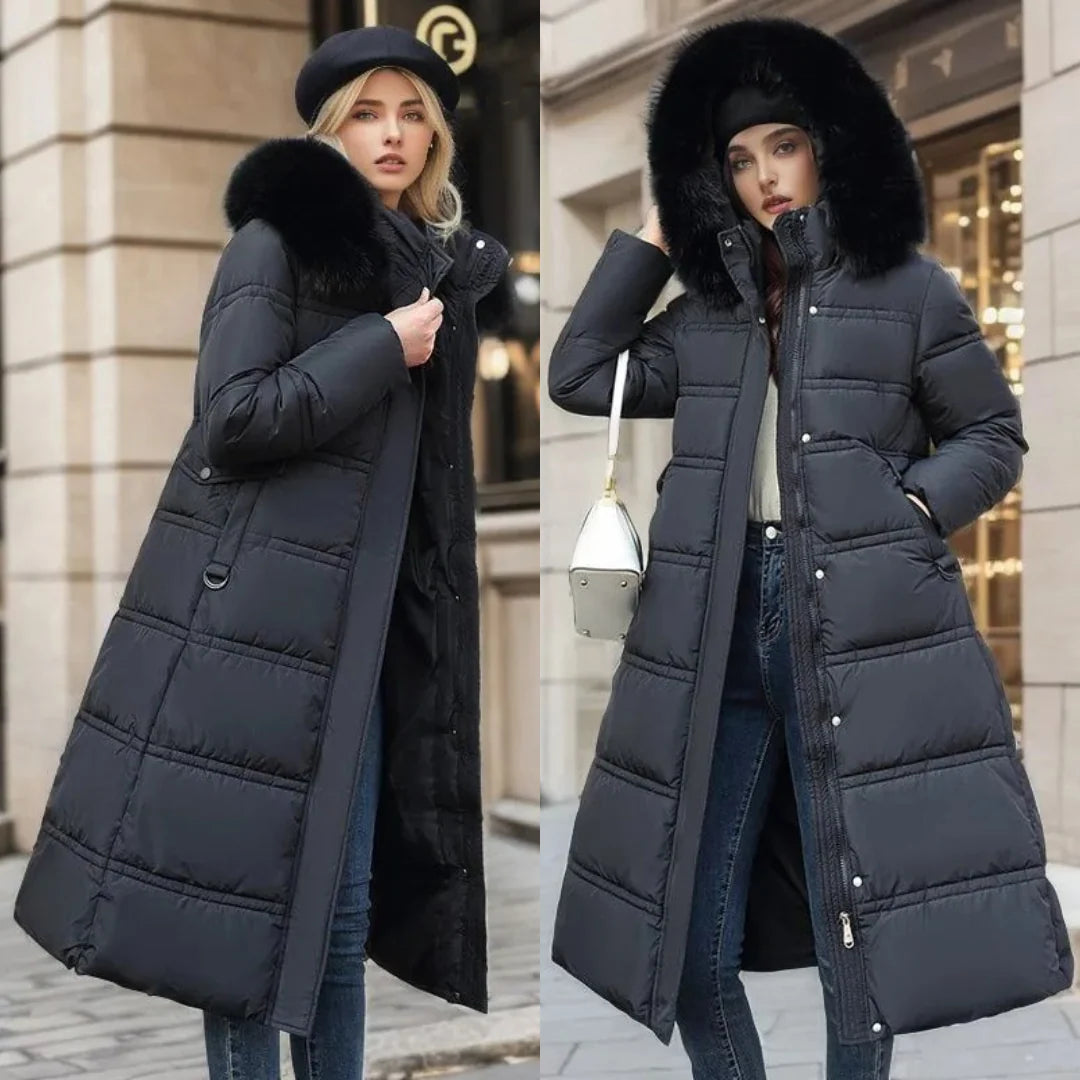 Lucia | Parka Zimowa Damska – Elegancka Kurtka Z Kapturem Z Futrzanym Wykończeniem 5