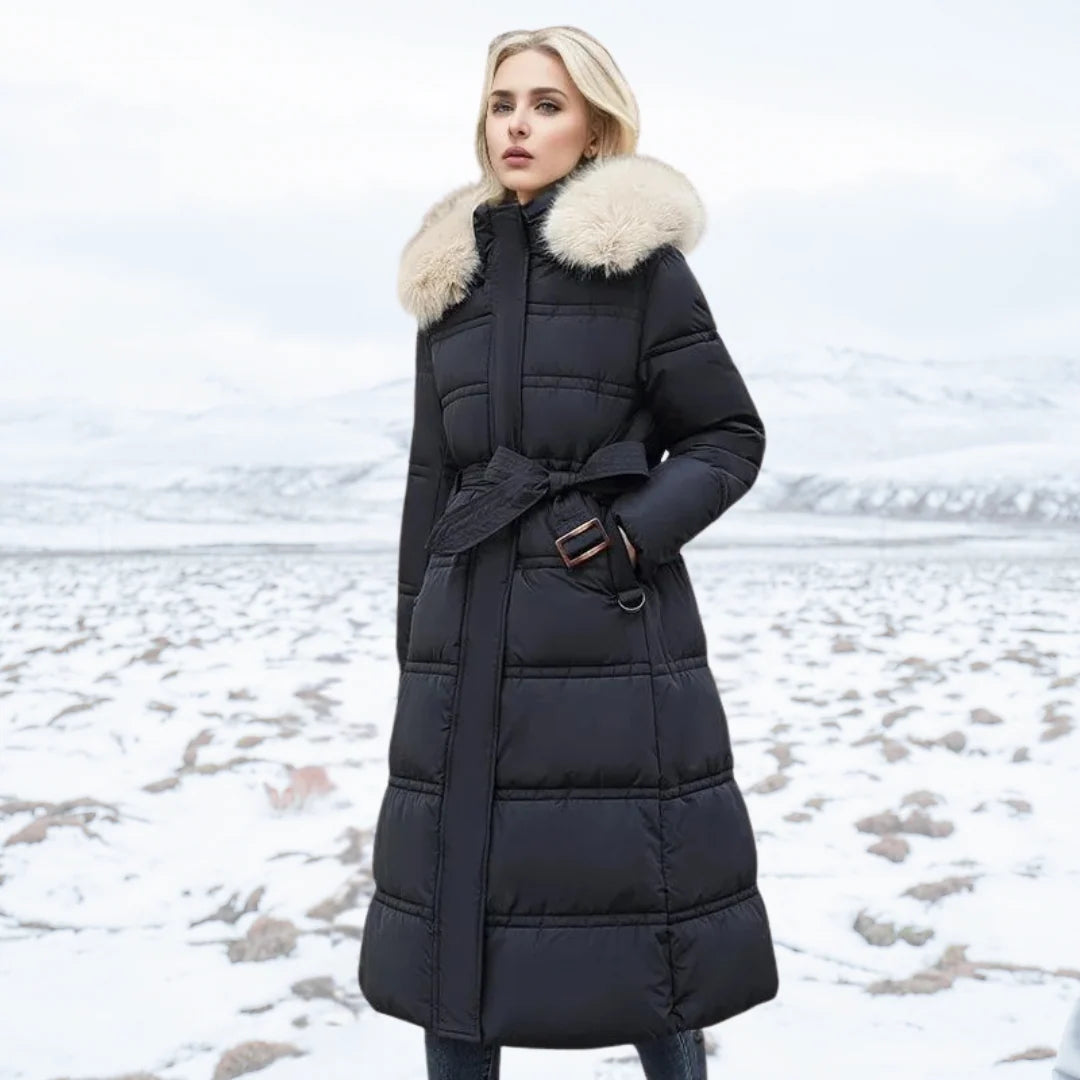 Lucia | Parka Zimowa Damska – Elegancka Kurtka Z Kapturem Z Futrzanym Wykończeniem 6