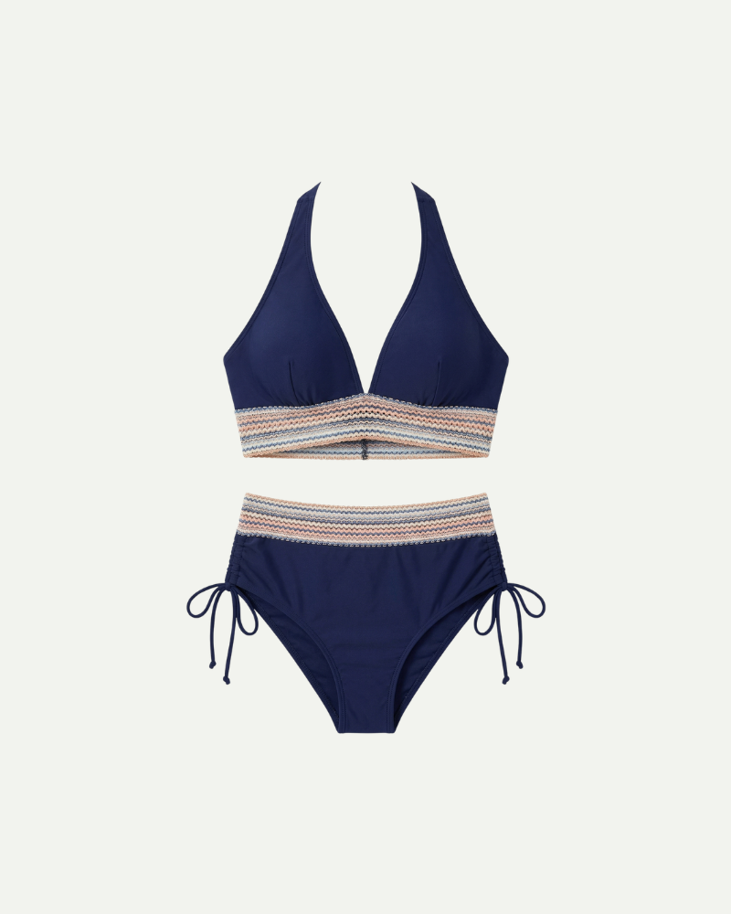 Luna | Bikini Damskie z Wysokim Stanem – Eleganckie Bikini z Regulowanymi Ramiączkami
