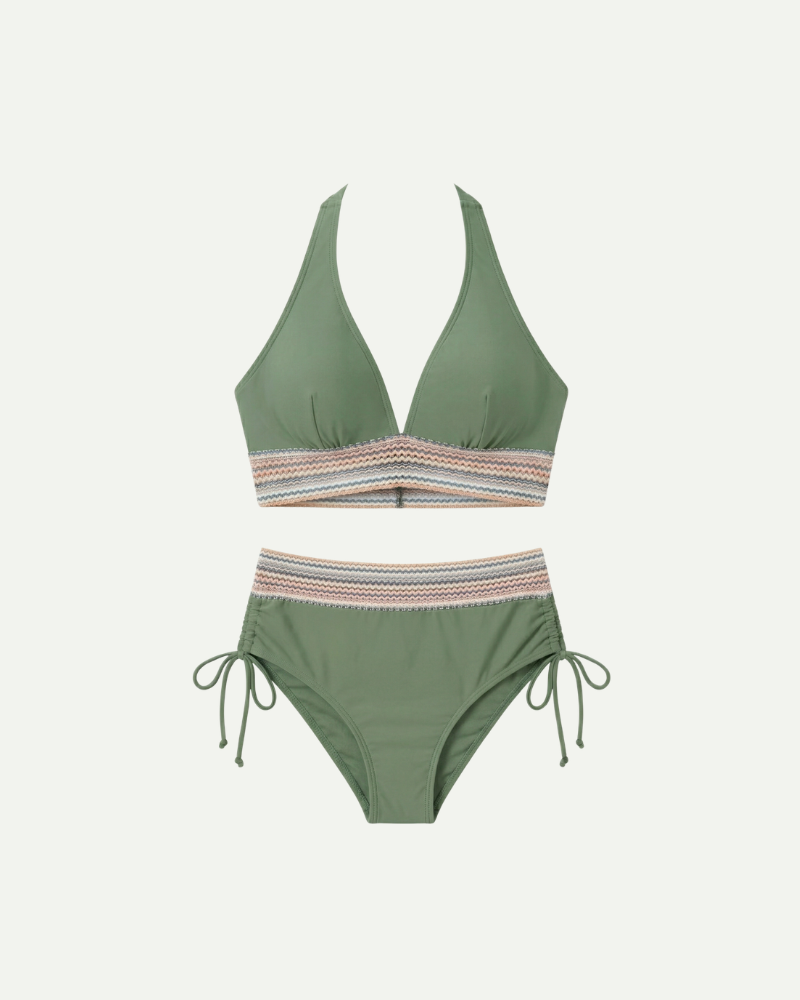 Luna | Bikini Damskie z Wysokim Stanem – Eleganckie Bikini z Regulowanymi Ramiączkami