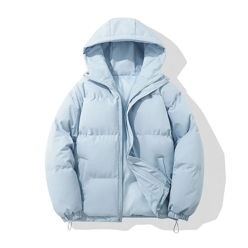 Montarello | Kurtka puchowa unisex – Wygodna kurtka z kapturem w kolorze czarnym 0