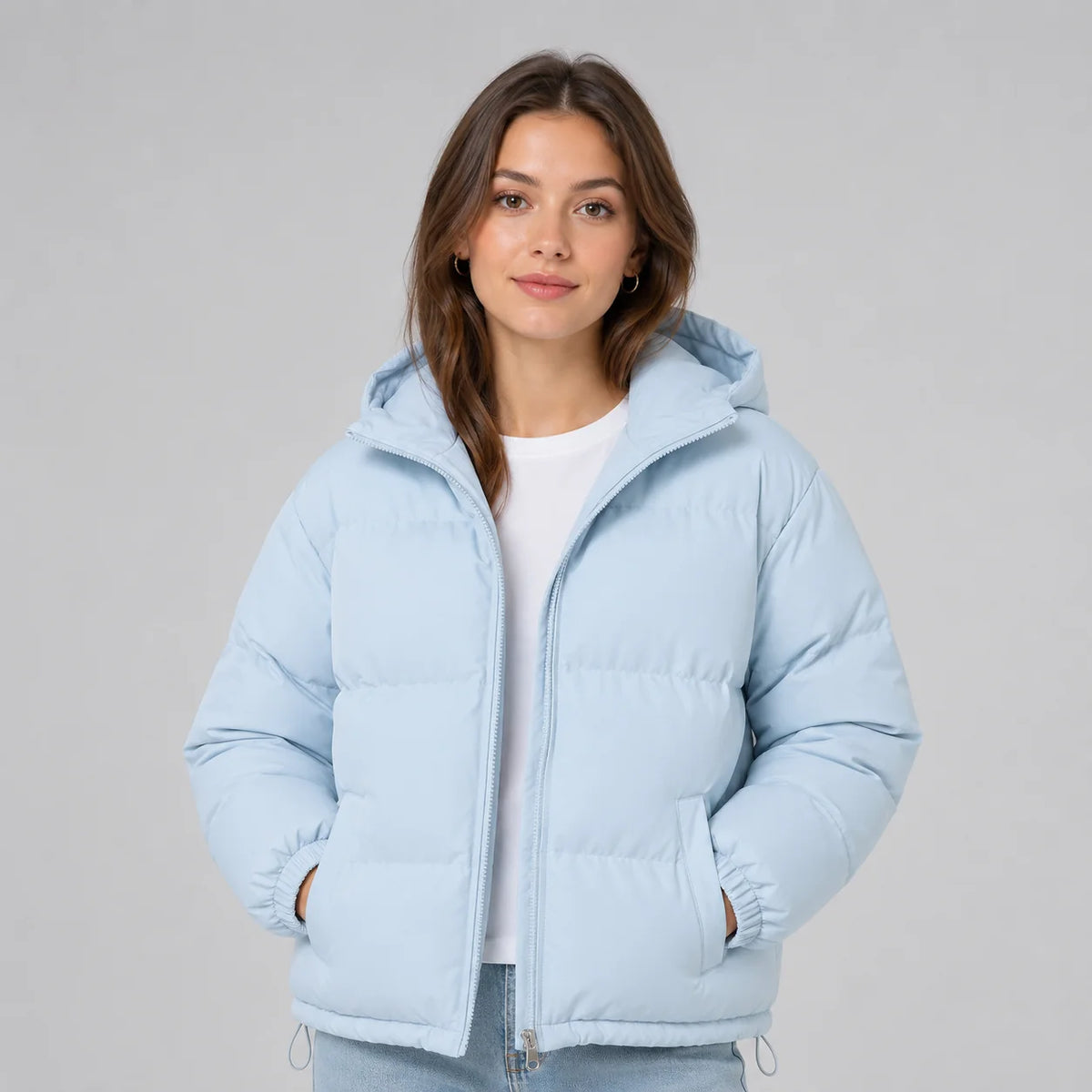 Montarello | Kurtka puchowa unisex – Wygodna kurtka z kapturem w kolorze czarnym 1