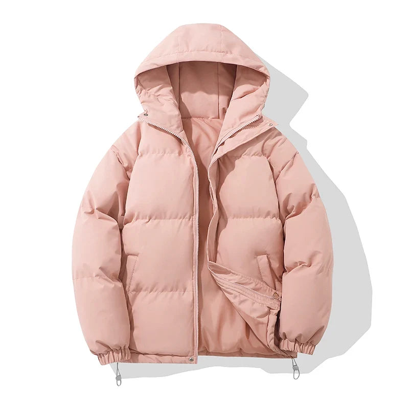 Montarello | Kurtka puchowa unisex – Wygodna kurtka z kapturem w kolorze czarnym 8