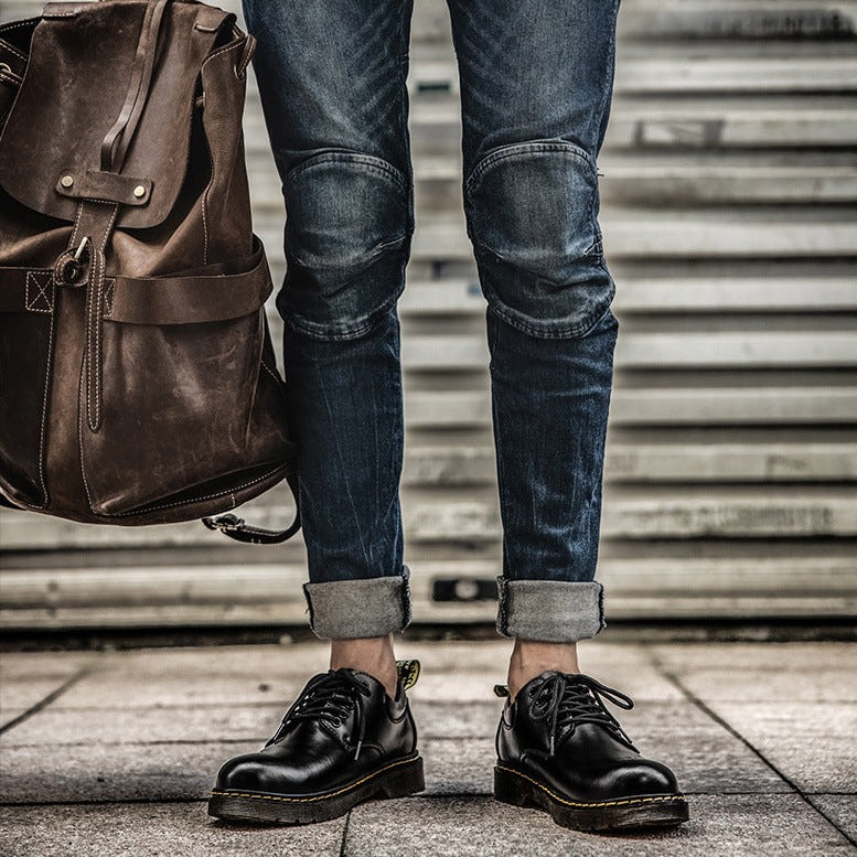 Stylowe Męskie Buty Casualowe z Wysokiej Jakości Skóry | Komfort i Wszechstronność na Każdą Okazję 7