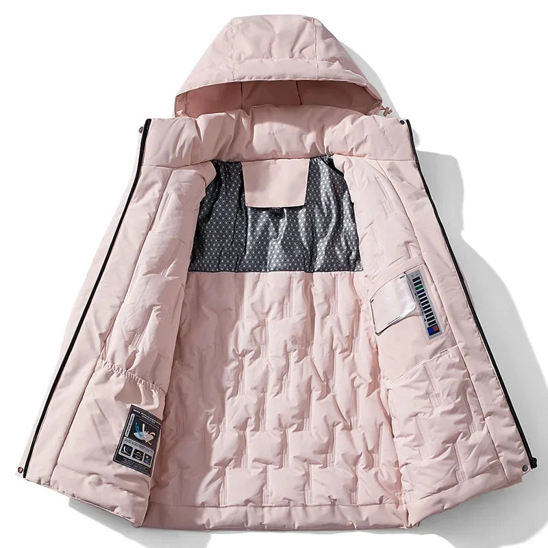 Stylowa Kurtka Zimowa Damska z Polarowym Wykończeniem | Wodoodporna i Ciepła na Zimowe Dni 3