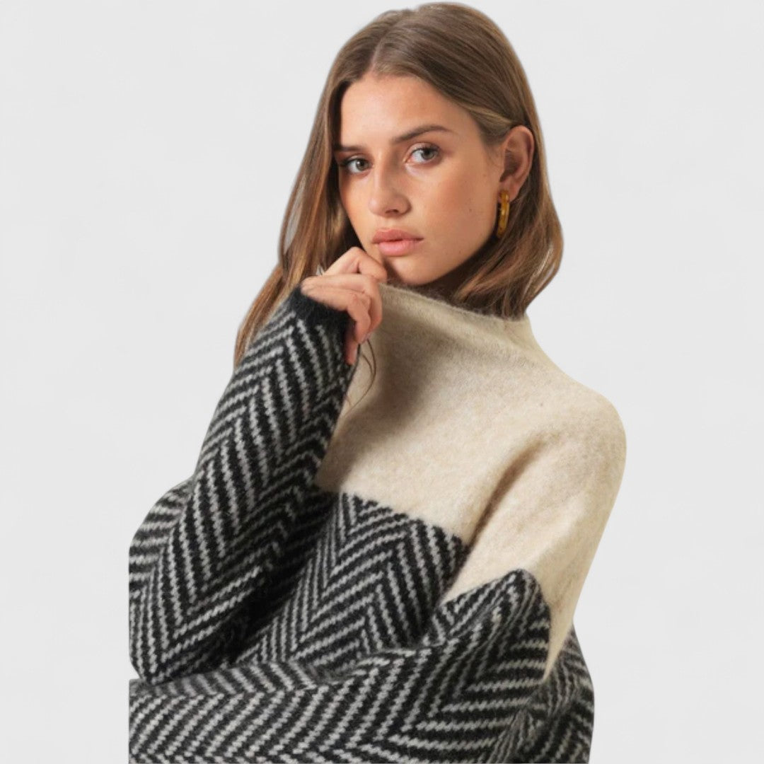 Maeve - Miękki Sweter z Golfem