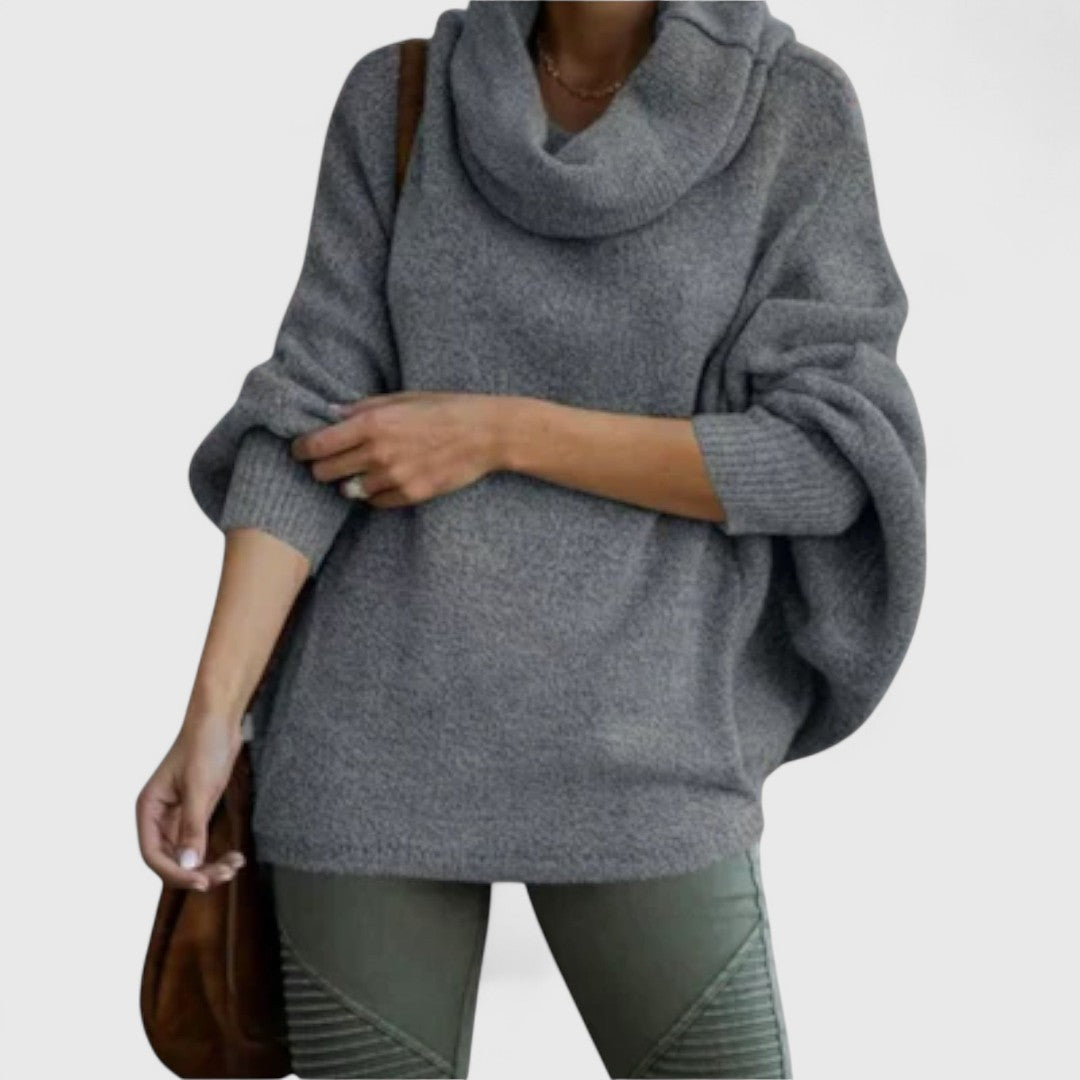 Ulrike - Elegancki Sweter Damski w Żółwiowym Wzorze