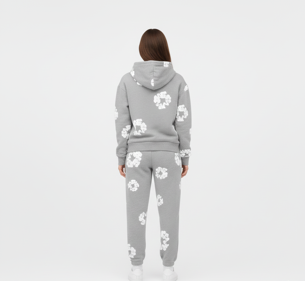 Stylowy Dres Unisex | Bawełnowy Dres z Nadrukiem Graficznym | Wygodny Krój na Co Dzień 4