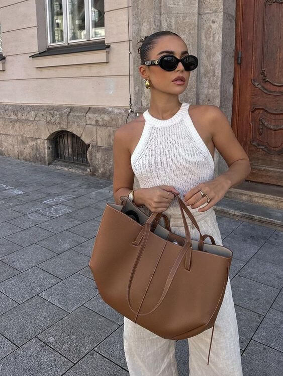 Maja | Vintage Torba na Ramię z Wysokiej Jakości Skóry | Przestronna i Elegancka dla Codziennych Niezbędników 1