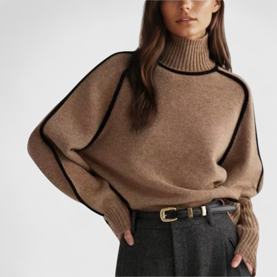 Emilie - Miękki i Elegancki Sweter z Golfem