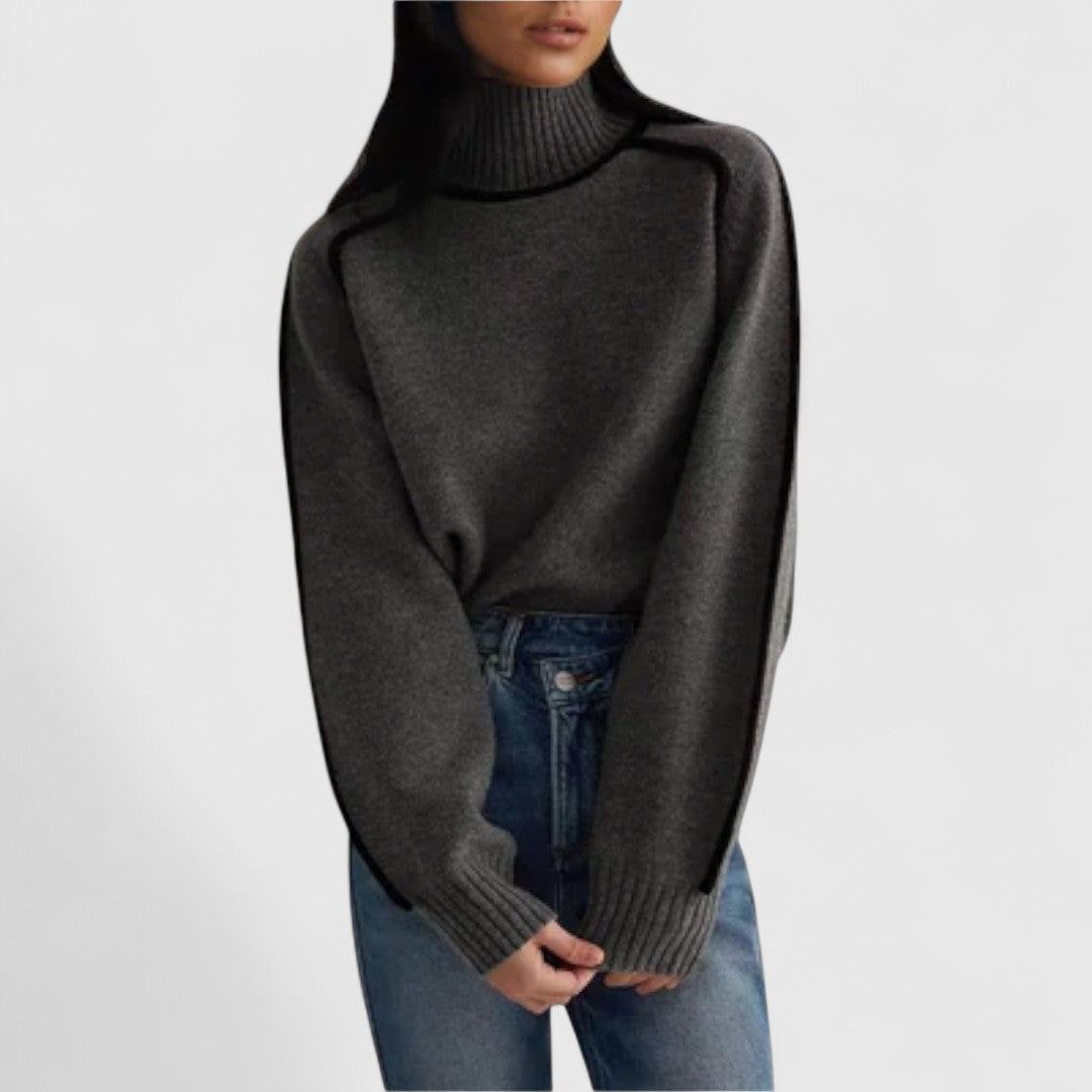 Emilie - Miękki i Elegancki Sweter z Golfem
