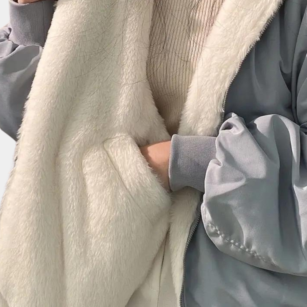 Heidi-Mode | Oversized Zimowa Kurtka z Miękkiego Materiału | Komfortowa Ochrona przed Zimnem 3