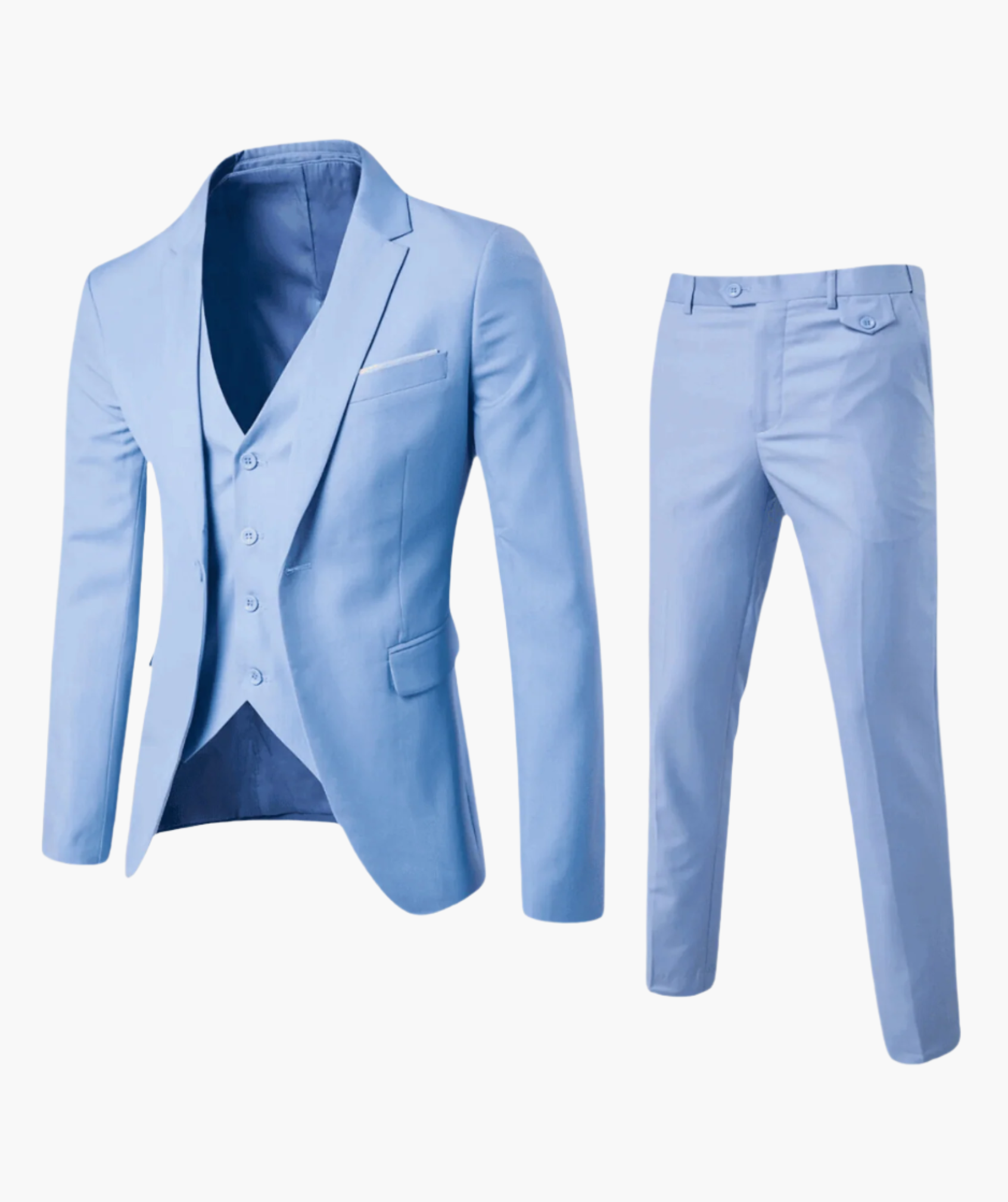 Elegancki Garnitur Męski Czarny 2 Częściowy z Dopasowaną Marynarką | Klasyczny Styl na Formalne Okazje 5